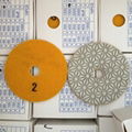 4" 3-STEPS DIAMOND POLISHING PADS 1