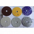 4" 3-STEPS DIAMOND POLISHING PADS 3