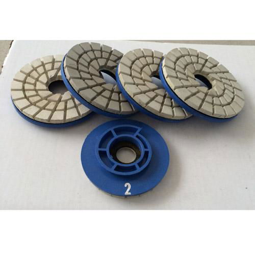 4" 4-step diamond resin chamfering wheels for granite