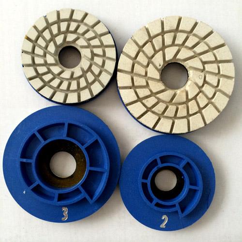 4" 4-step diamond resin chamfering wheels for granite 4