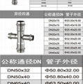 河马304不锈钢水管卡压式水管异径四通双卡压水管配件 4