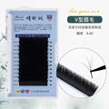 V-shaped false eyelashes