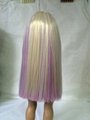 Fashion long straight  America synthetic fiber doll wigs  4