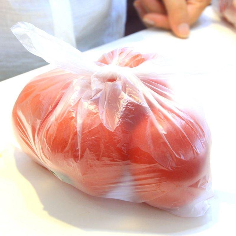 Plastic T-shirt  food bag on roll 2