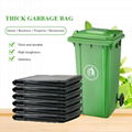 Heavy duty plastic trash bag for outdoor 2