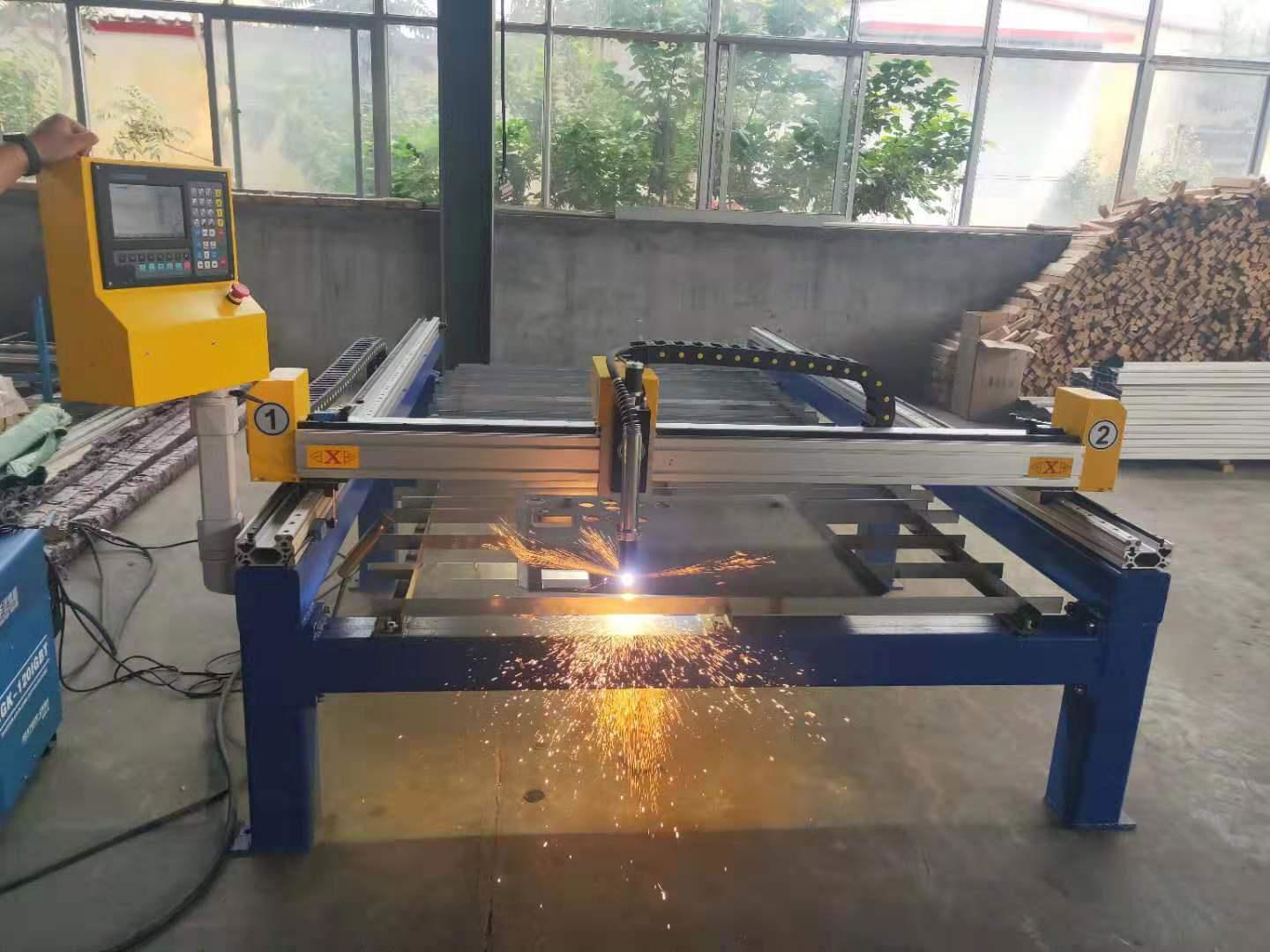 JX-T1530 Removable Table Type CNC Plasma Cutting Machine Metal Plate Cutter 3