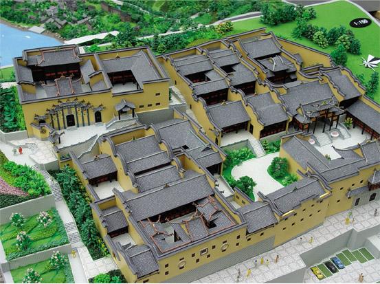 仿古建筑沙盘模型设计制作