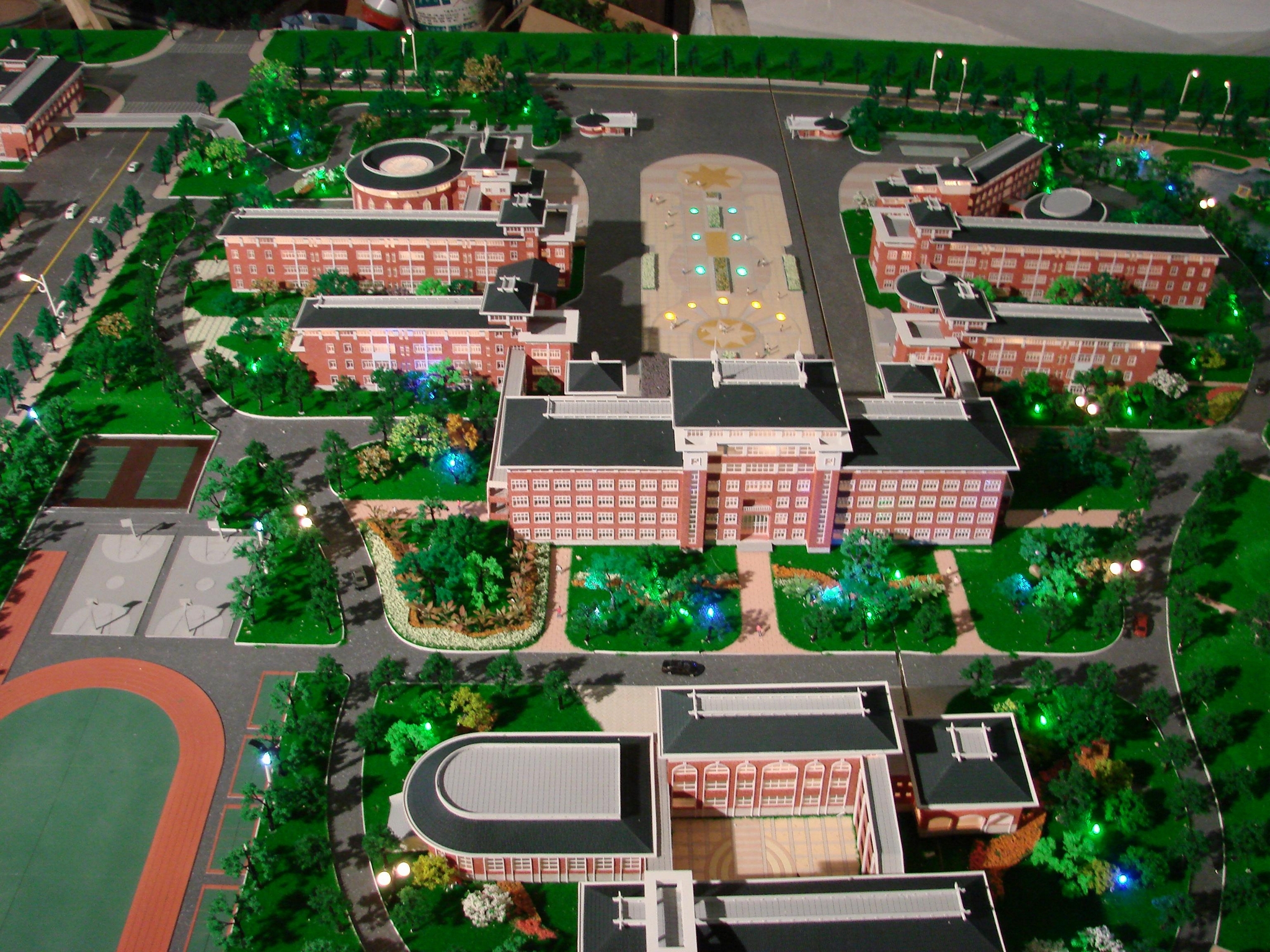 学校沙盘模型设计制作 2