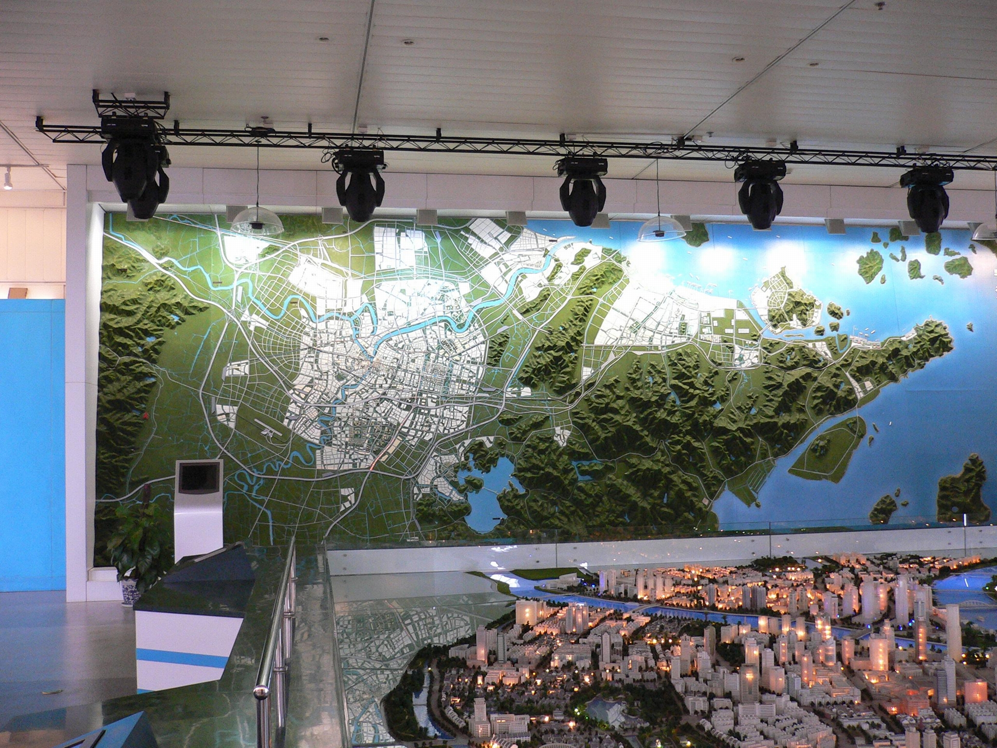 区位壁挂沙盘 - 模型 - 元杰 (中国 上海市 服务或其他) - 商务服务