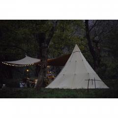 3m Canvas Teepee Tent    Canvas Bell