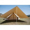 Bell Tent With Stove Jack Awning   waterproof Canvas Tent price