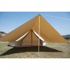 Bell Tent With Stove Jack Awning   waterproof Canvas Tent price