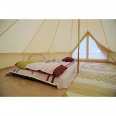 5m Canvas Bell Tent With Double Door  5m Teepee Canvas Tent  