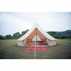 5m Canvas Bell Tent With Double Door  5m Teepee Canvas Tent   2