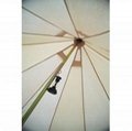 5m Canvas Bell Tent With Double Door  5m Teepee Canvas Tent  