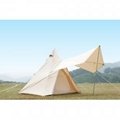 Double Door Indian Tent  canvas camping tents   luxury safari tents supplier 