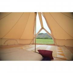 5m Canvas Bell Tent With Pvc Roof    Custom canvas bell tent     2