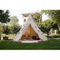 4m Canvas Teepee Tent     bell tent