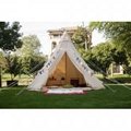 4m Canvas Teepee Tent     bell tent company  