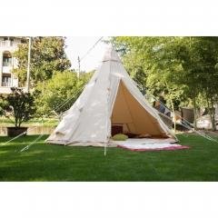4m Canvas Teepee Tent     bell tent company   2