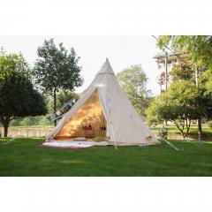 4m Canvas Teepee Tent     bell tent company   4