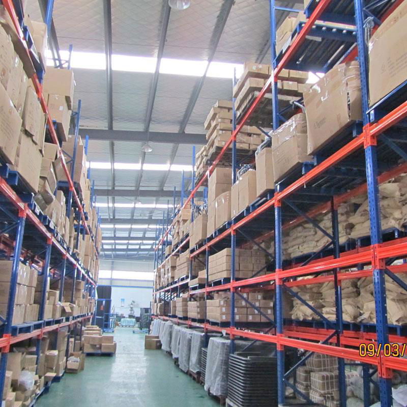 Warehouse storage pallet beam rack system 2