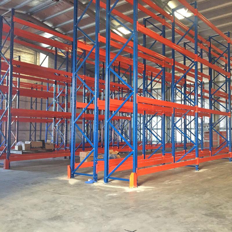 Warehouse storage pallet beam rack system 3