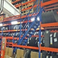 Warehouse adjustable storage steel tire rack