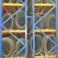 Warehouse adjustable storage steel tire rack