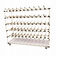  Wear-resistant and static-proof wire rod type combined storage shelf
