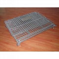 stackable and collapsible wire mesh pallet container box 2