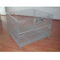 stackable and collapsible wire mesh pallet container box 3