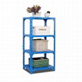 colorful iron storage light duty shelf for warehouse and household 2