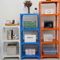 colorful iron storage light duty shelf for warehouse and household 3