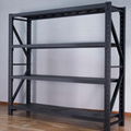 black 250kg storage shelves for study and living room with butterfly holes 3