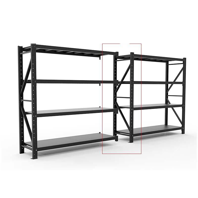 black 250kg storage shelves for study and living room with butterfly holes 4