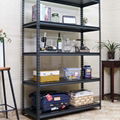 Black boltless display rack and teardrop shelf  1