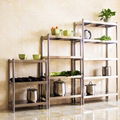 stainless steel storage shelf for kitchen 
