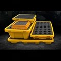 Anti-leakage HDPE plastic pallet for oil and chemicals containment 3