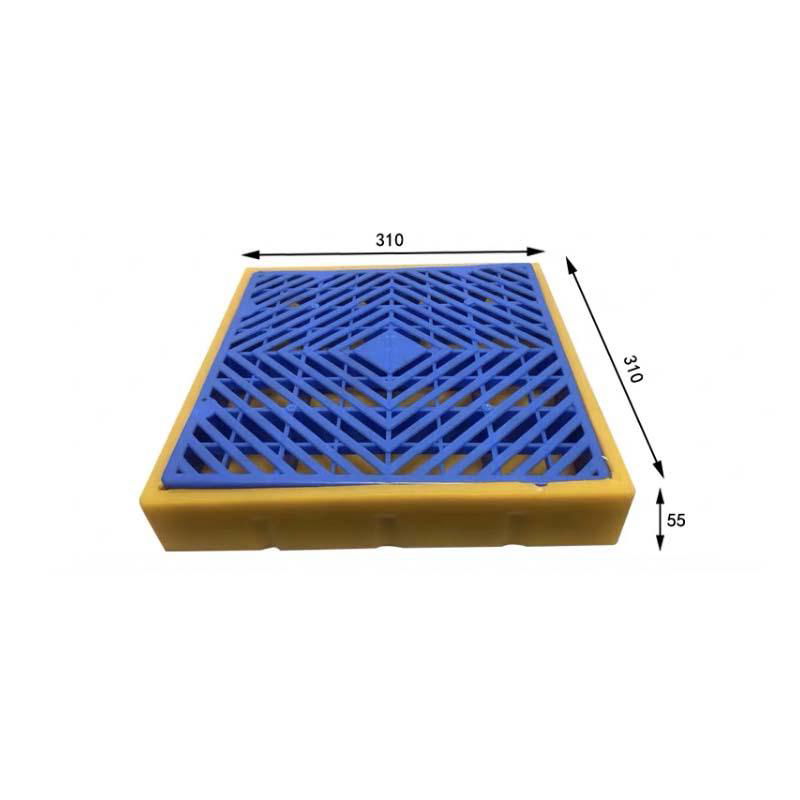 Anti-leakage HDPE plastic pallet for oil and chemicals containment 5