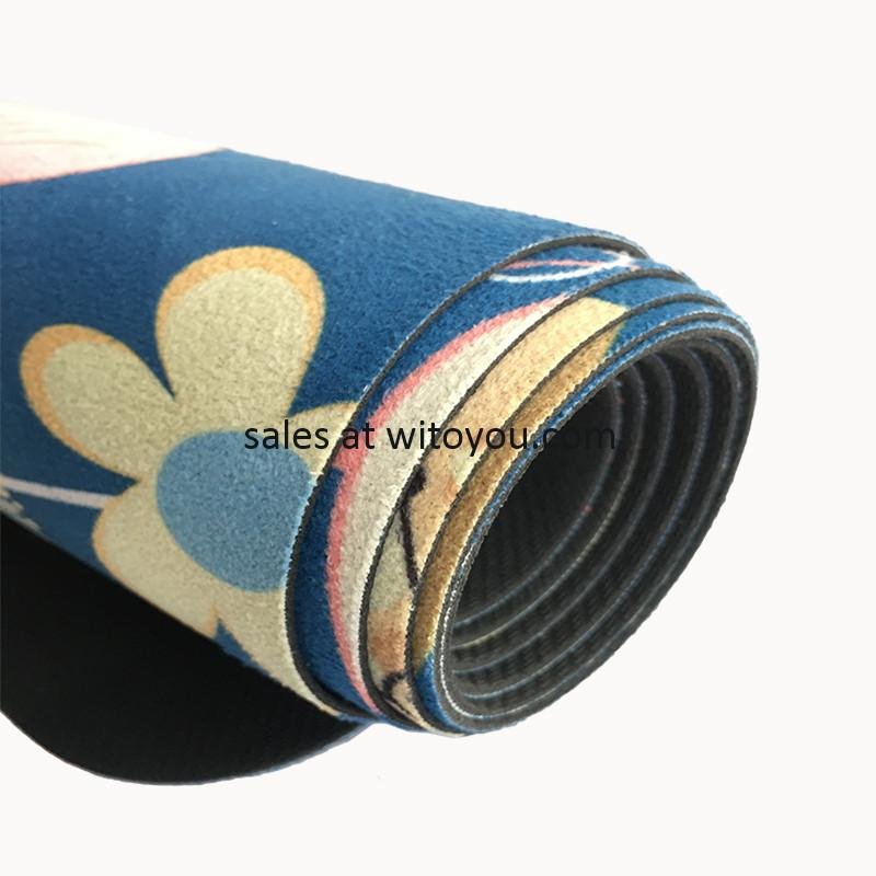 Natural Rubber Suede Yoga Mats 2