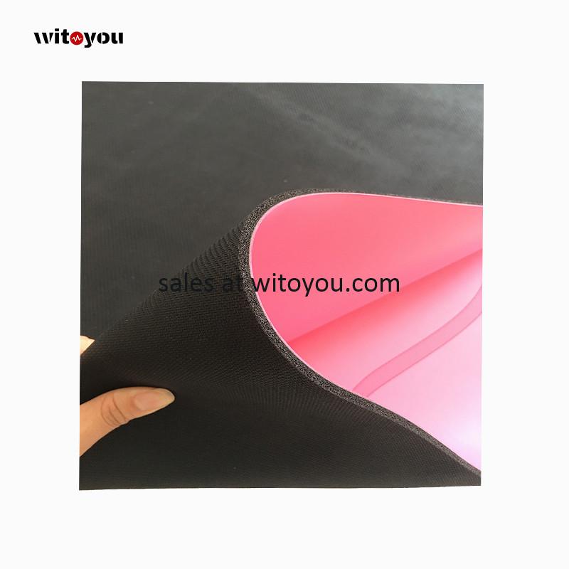 Eco friendly PU Natural Rubber Yoga Mat Anti Slip with Custom Logo 2