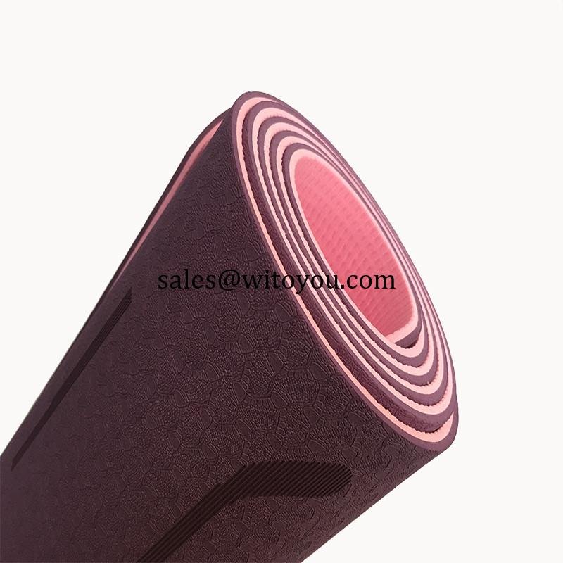 TPE Yoga Mats Eco Friendly Fitness Accesseries 5