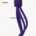 Rubber Pull Rope with foam Handle Foot Pedal Exerciser 3