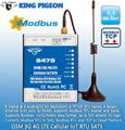 M2M Modem GPRS 3G 4G LTE Dual-Sim IoT RTU (8DIN,6AIN/PT100,4Relay,1TH,2RS485 3