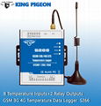 S266 SMS GPRS GSM/3G/4G Temperature Data Logger（8T+2DO）devices