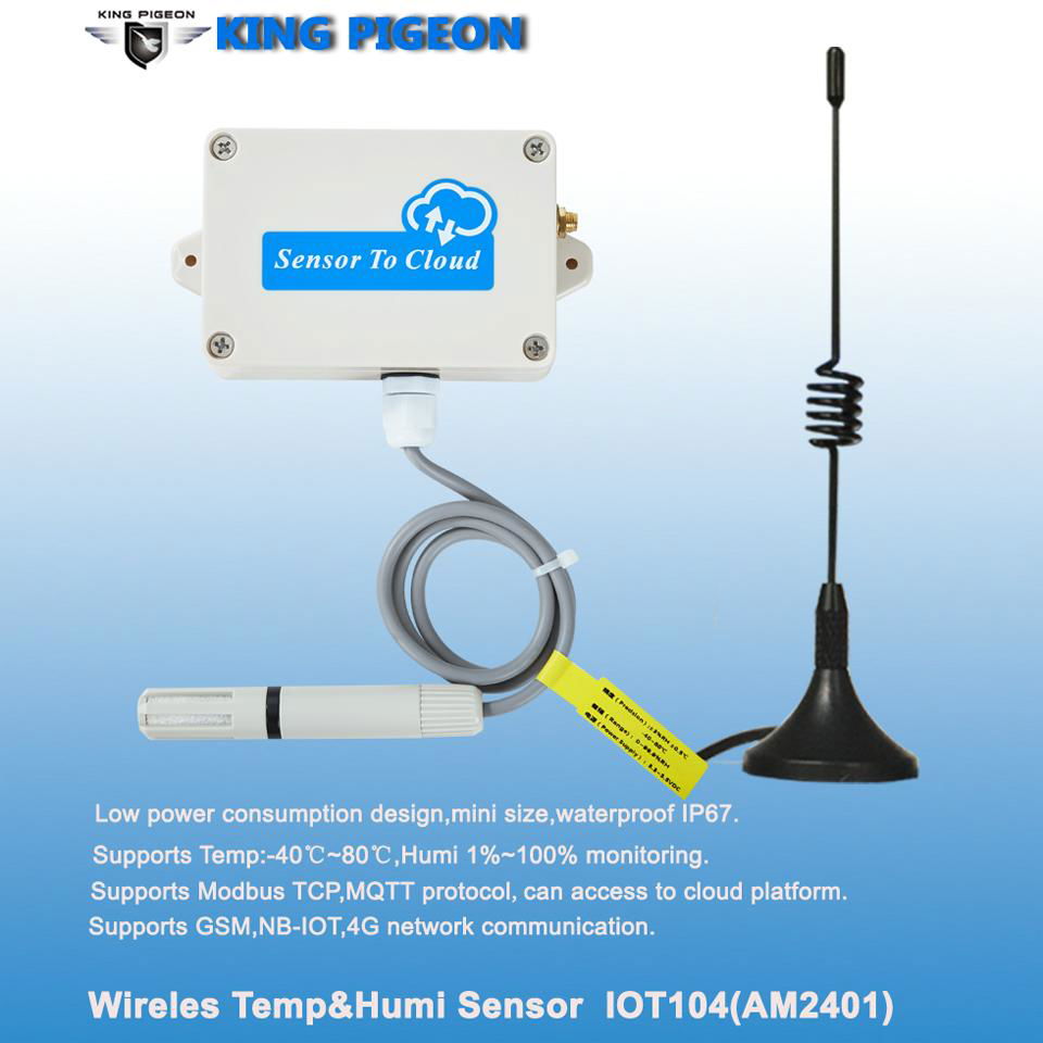 IOT104  GSM 3G 4G Wireless Temperature Humidity IoT Senso 2