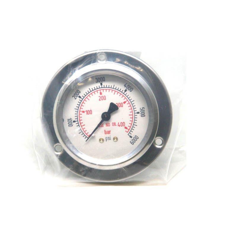 100MM DIAL FACE STEM MOUNT PRESSURE GAUGE WITH NPT CONNECTION