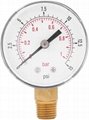 2-1/2" Lead Pressure Gauge 0 to 100 PSI 3