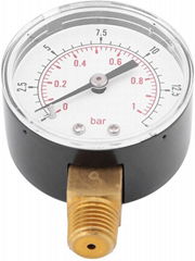 2-1/2" Lead Pressure Gauge 0 to 100 PSI